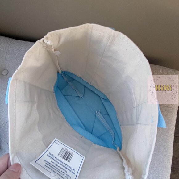 Baby blue Trader Joe’s Mini Pastel Canvas Tote Bag - Picture 4 of 6